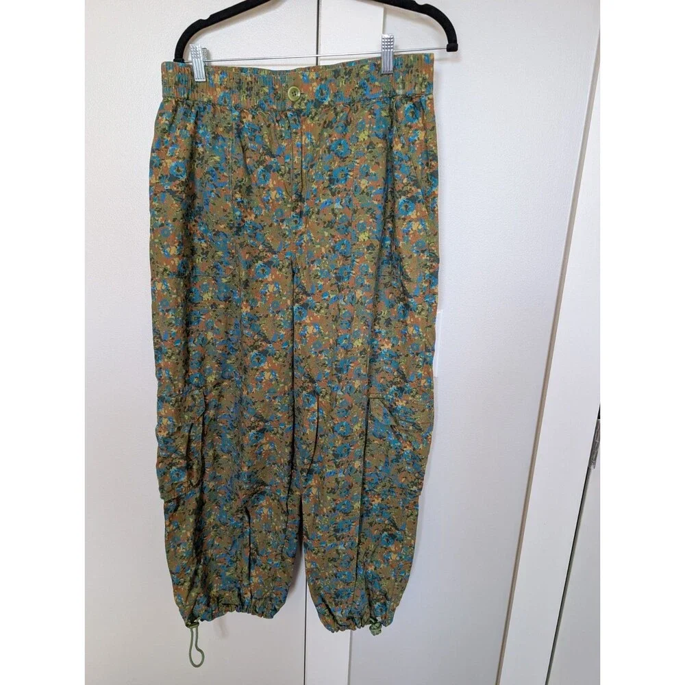 Lucy & Yak Trousers in Green Trix Floral Sz 30